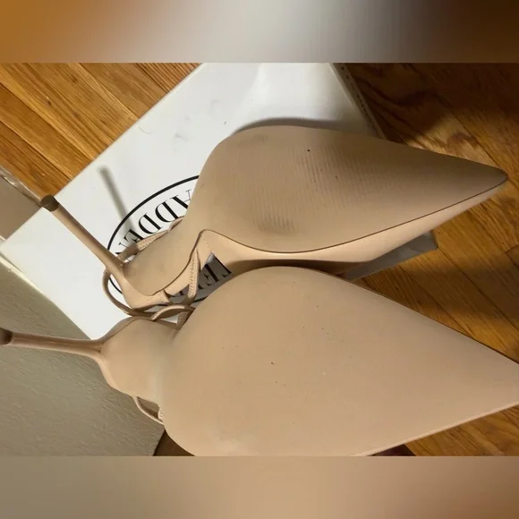 Steve Madden Nude Strappy Heels - Picture 11 of 12